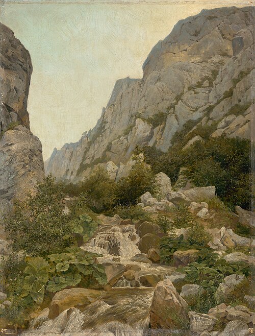 Zádiel Canyon, 1896, Lajos Csordák