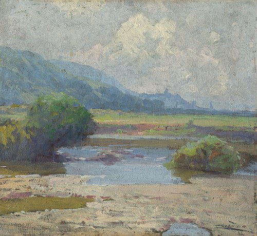 Summer Landscape from Košice, 1920, Lajos Csordák