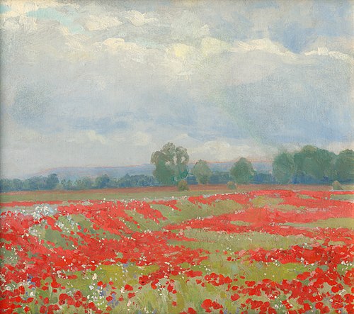 Landscape, 1900, Lajos Csordák