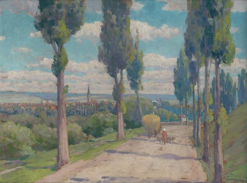 View of Spišská Nová Ves, 1900, Ľudovít Čordák