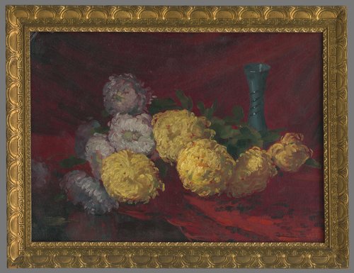 Chryzantémy na stole, 1925, Ľudovít Čordák