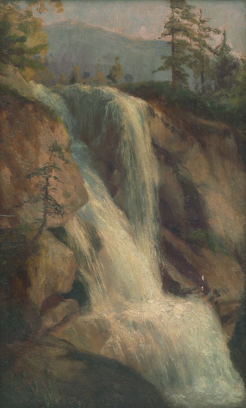 Vodopád, 1902, Lajos Csordák