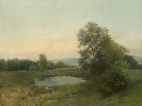 Krajina s močiarom, 1898, Lajos Csordák