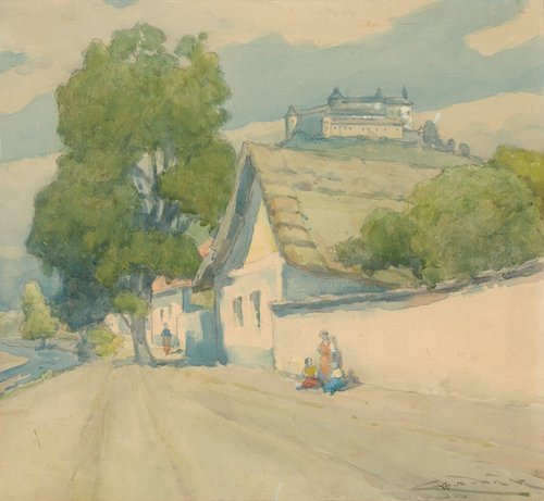 Krásnohorské podhradie, 1927, Lajos Csordák