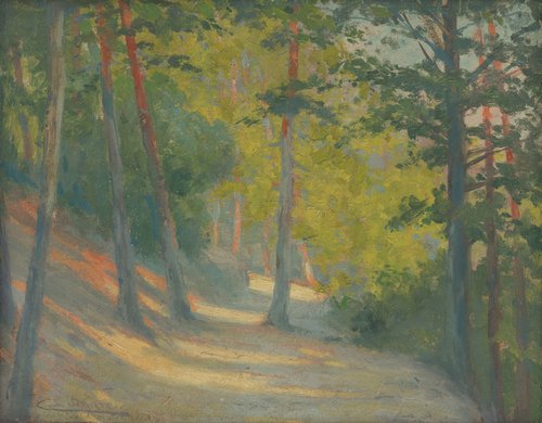 Cestička na Bankov, 1911, Lajos Csordák
