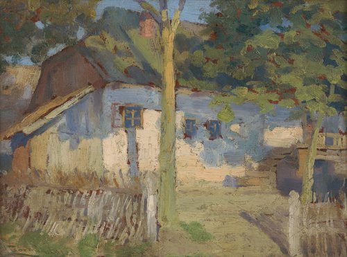 Pred domom, 1912, Lajos Csordák