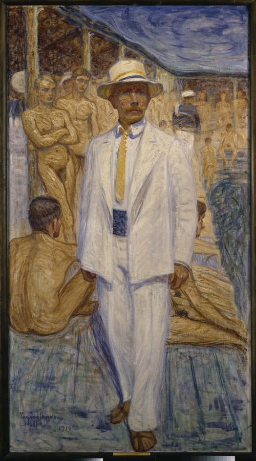 Self-portrait, 1910, Eugène Jansson