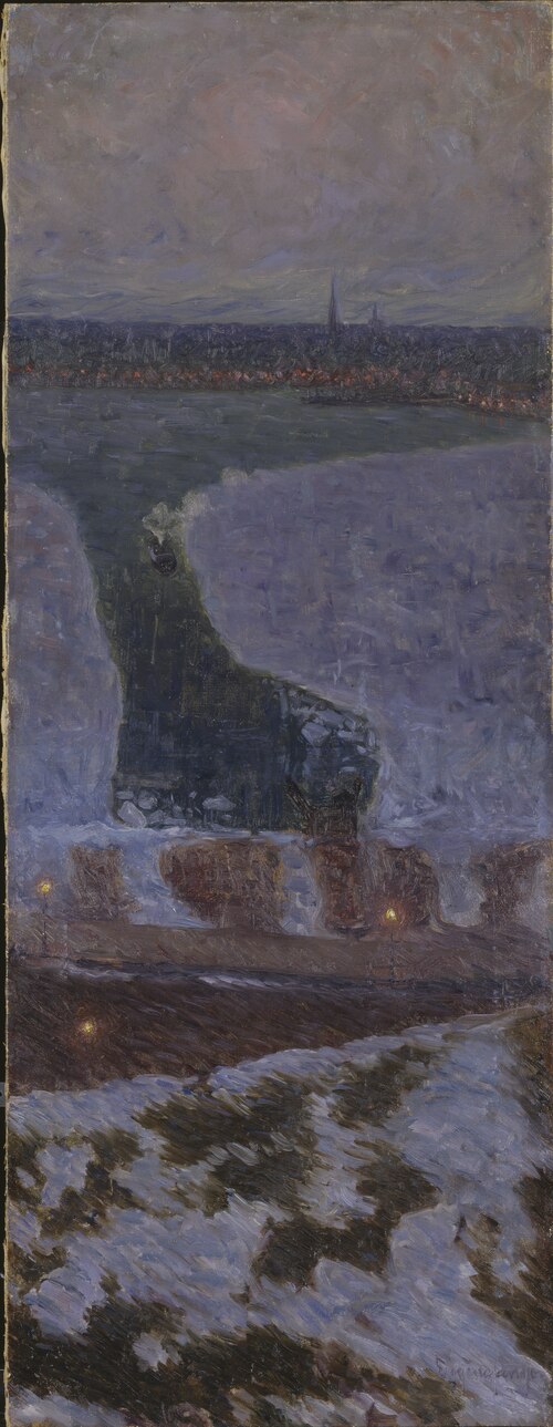 Riddarfjärden. A Stockholm Study, 1898, Eugène Jansson