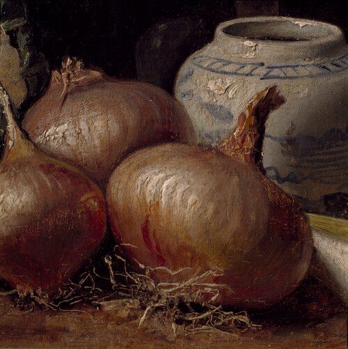 Still Life with Onions, 1882, Eugène Jansson