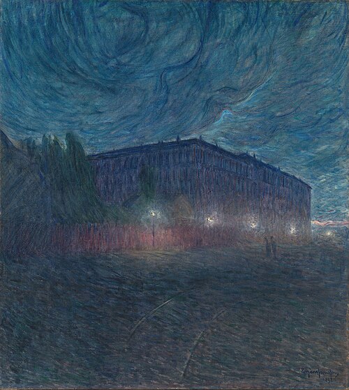 Stormy Night, 1898, Eugène Jansson