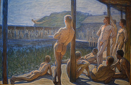 Flottans badhus, 1907, Eugène Jansson