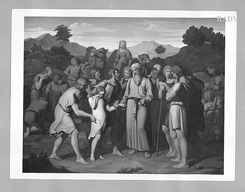 Joseph sold by his brothers, 1831, Carl Gottlieb Peschel