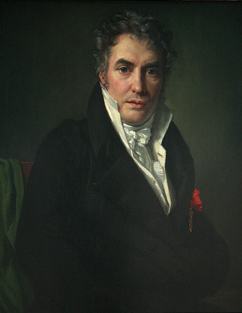 Le peintre Jacques-Louis David, 1817, François-Joseph Navez