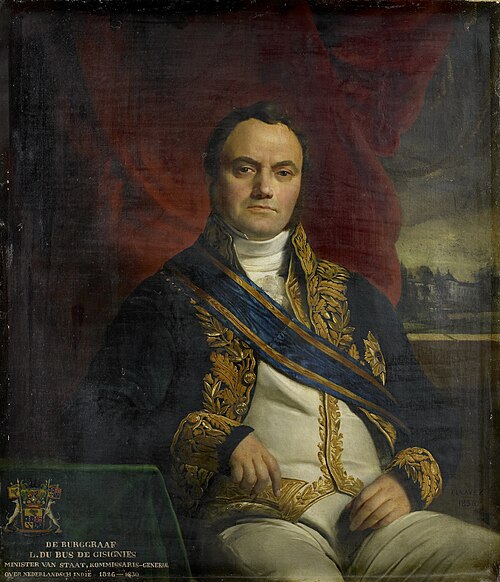 Portrait de Léonard Pierre Joseph, vicomte du Bus de Gisignies, 1836, François-Joseph Navez