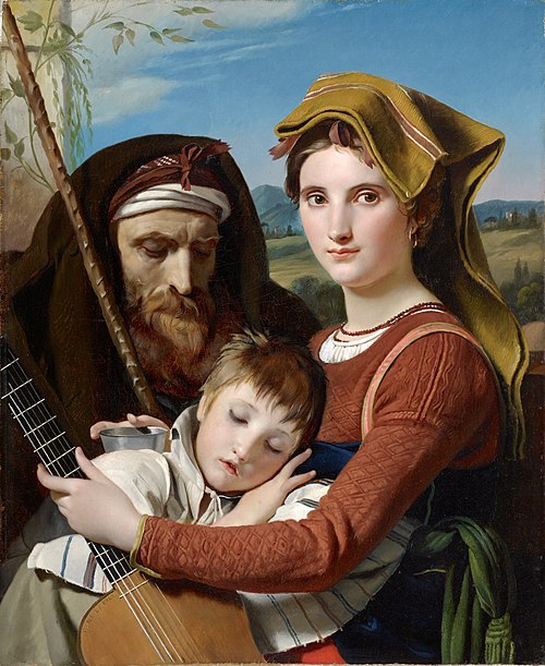 Roman Shepherd Family in the Campagna, 1823, François-Joseph Navez