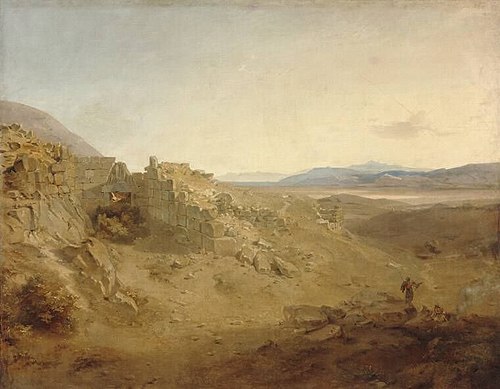Das Löwentor von Mykene, 1839, Carl Rottmann