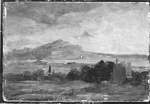 Blick auf den Monte Pellegrino mit Palermo (Nachfolger), , Carl Rottmann