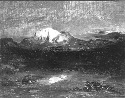 Der Hohe Göll mit dem Hintersee, 1846, Carl Rottmann