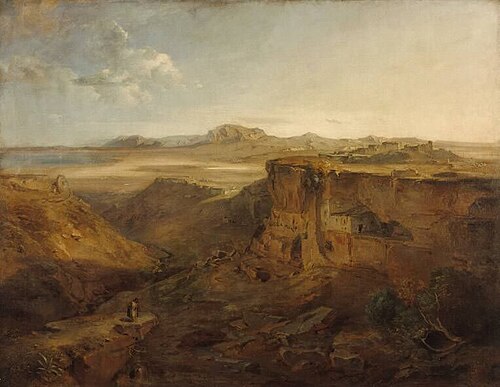 Sikyon mit Korinth, 1838, Carl Rottmann