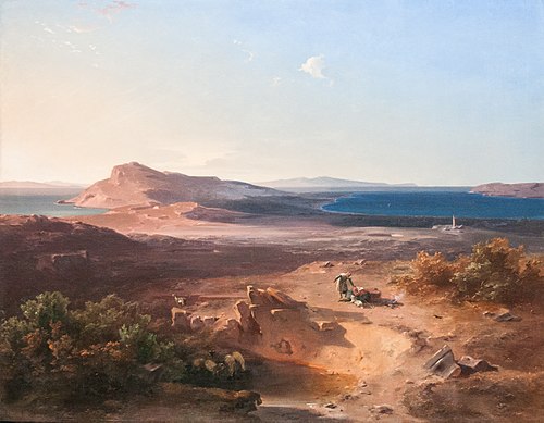Delos, 1840, Carl Rottmann