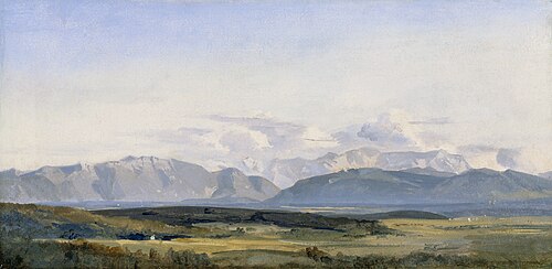 Vorgebirgslandschaft bei Murnau, , Carl Rottmann