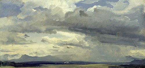 Vorgebirgslandschaft bei Murnau, , Carl Rottmann