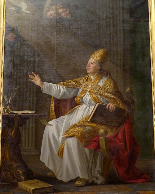 Saint Grégoire Le Grand, pape, 1766, Joseph-Marie Vien