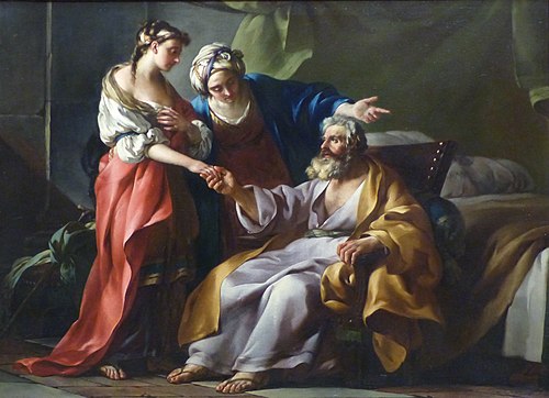 Sarah présentant Agar à Abraham, 1749, Joseph-Marie Vien