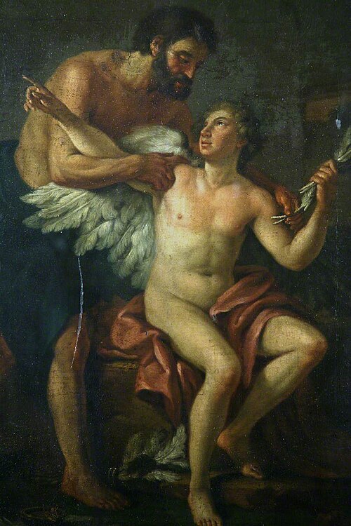 Daedalus Fastening Wings on Icarus, , Joseph-Marie Vien