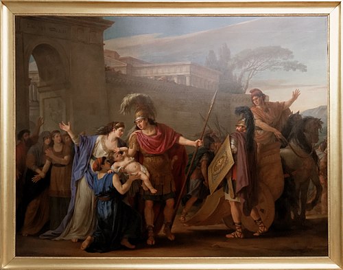 Les adieux d'Hector et d'Andromaque, 1786, Joseph-Marie Vien