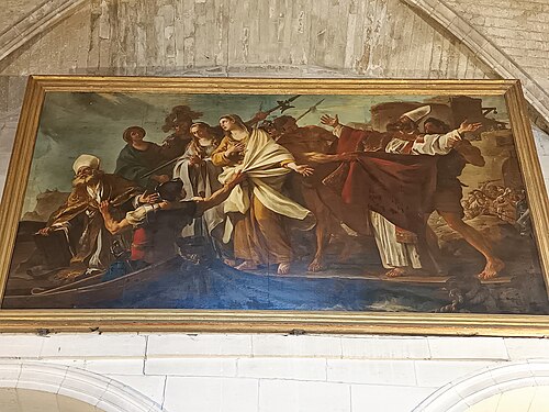 l'Embarquement de sainte Marthe, 1751, Joseph-Marie Vien