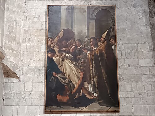 les Funérailles de sainte Marthe, 1748, Joseph-Marie Vien