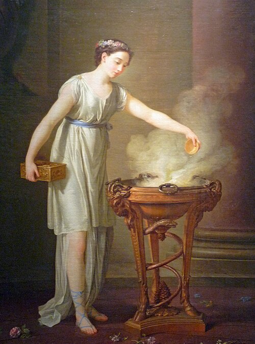 La vertueuse Athénienne, 1762, Joseph-Marie Vien