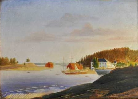 Kjellestad gård, Stathelle, 1855, Boye Baar