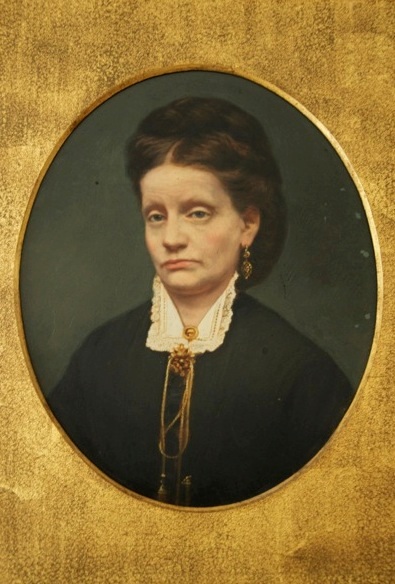 Portret van Jonkvrouw Everharda Johanna de Rotte, 1874, Martin Desjardins