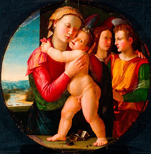 The Virgin and Child with Two Angels, 1512, Ridolfo del Ghirlandaio