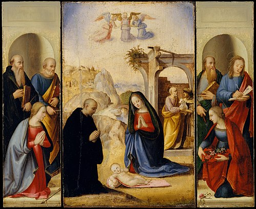 The Nativity with Saints, 1532, Ridolfo del Ghirlandaio