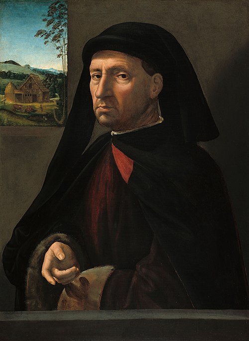 Portrait of a Gentleman, 1505, Ridolfo del Ghirlandaio