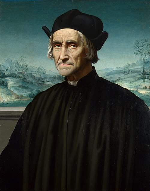 Portrait of Girolamo Benivieni, 1515, Ridolfo del Ghirlandaio