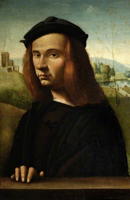 Portrait of a young man, 1500, Ridolfo del Ghirlandaio