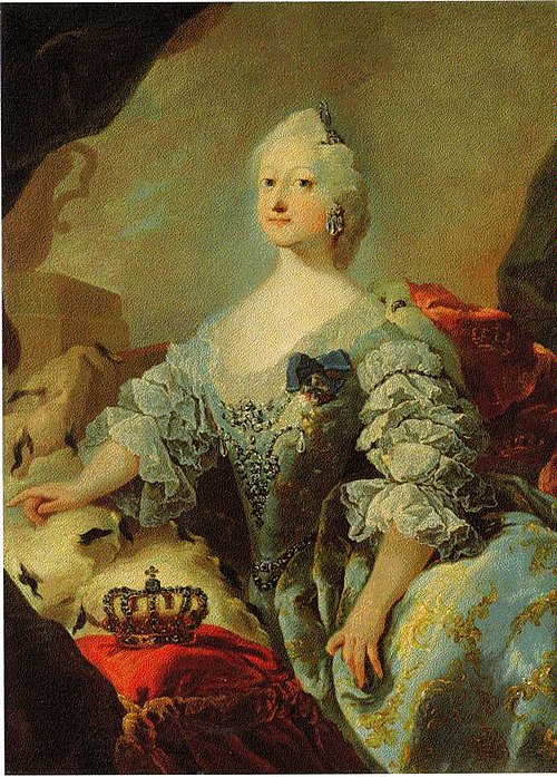 Queen Louise of Denmark in her Coronation Robes, 1747, Carl Gustaf Pilo