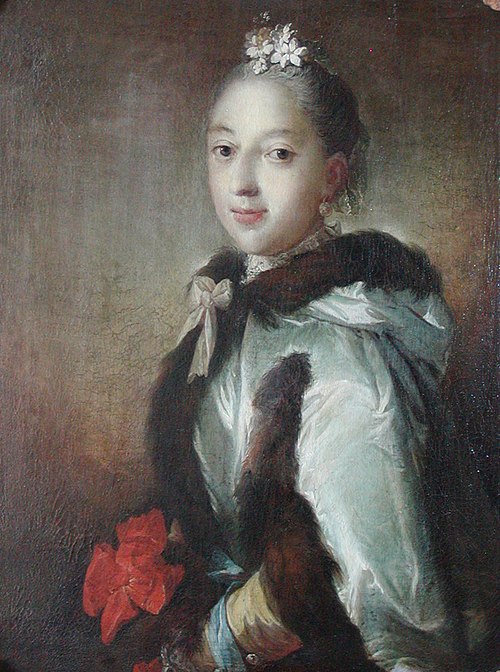 Portrait of Sophie Hedvig Raben (1732-1802), Danish noblewoman, wife of Adam Gottlob Moltke, , Carl Gustaf Pilo