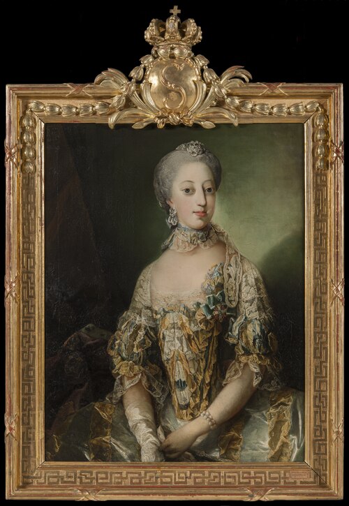 Sofia Magdalena, Queen of Sweden, 1766, Carl Gustaf Pilo