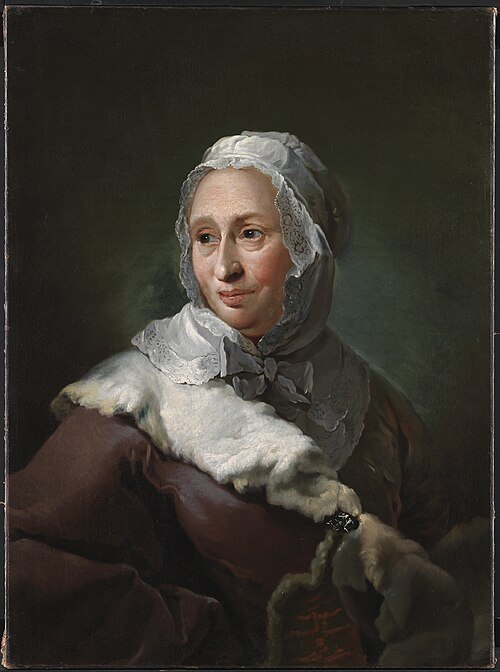 Portræt af Elisabeth Marie Fabritius, født d'Abbestée, 1752, Carl Gustaf Pilo