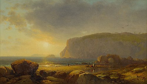 Rocky Coast At Sunset, Grand Manan, , William Hart