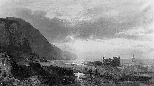 Seashore, Morning, 1866, William Hart
