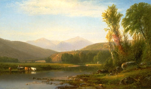 Mount Madison from the Androscoggin River, 1862, William Hart
