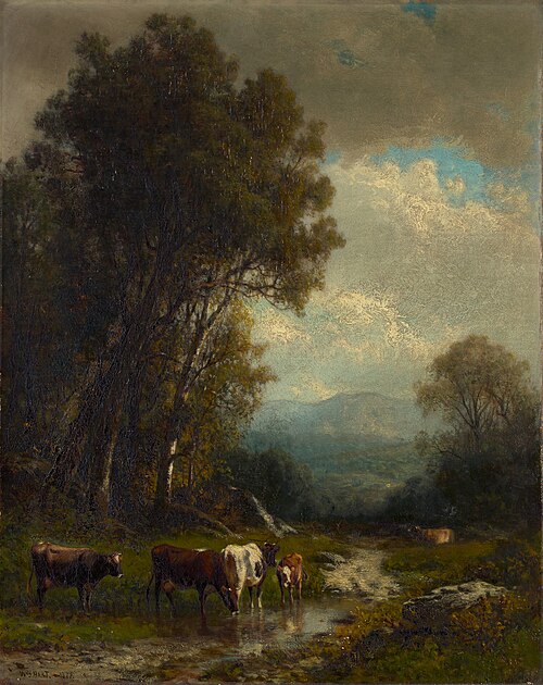 Landscape with Cattle, 1879, William Hart