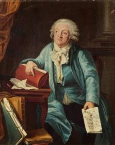 Mirabeau dans son cabinet de travail, 1792, Laurent Dabos