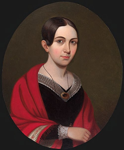 Harriette Briggs Stoddard (Mrs. David Tappan Stoddard) (1821-1848), 1841, William Thompson Bartoll